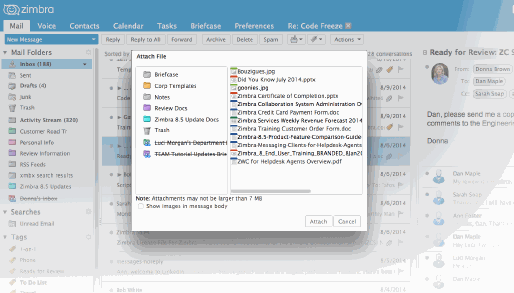 Zimbra-Documents-479 ThurMail Business Zimbra Dokumente Groupware